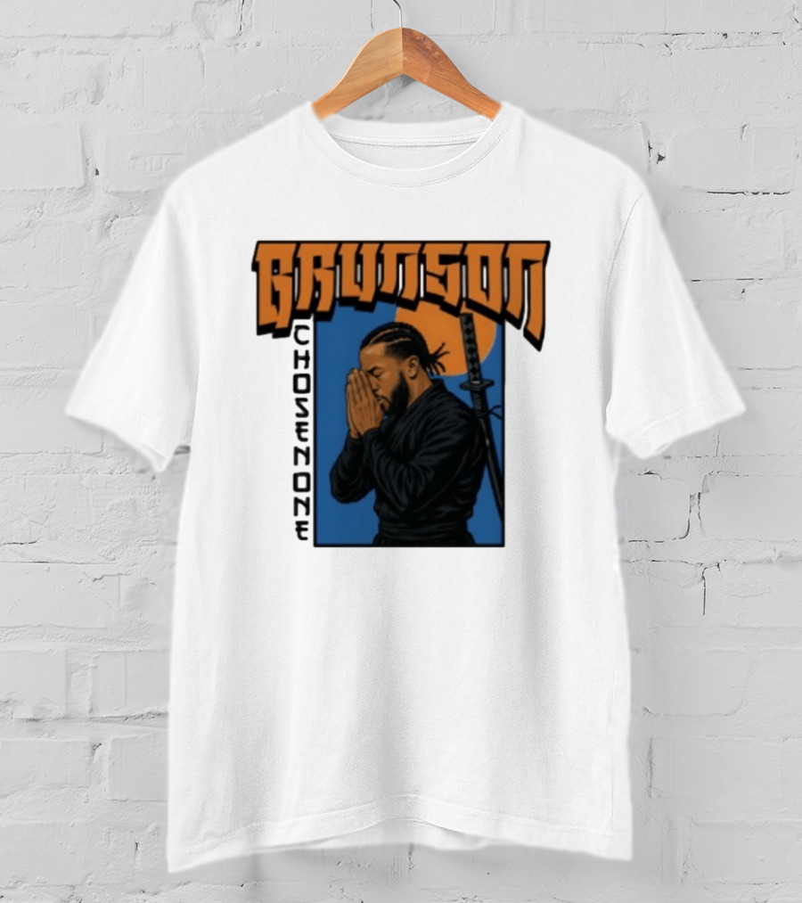 Brunson Chosen One Samurai Style Meditation And Sword T-Shirt