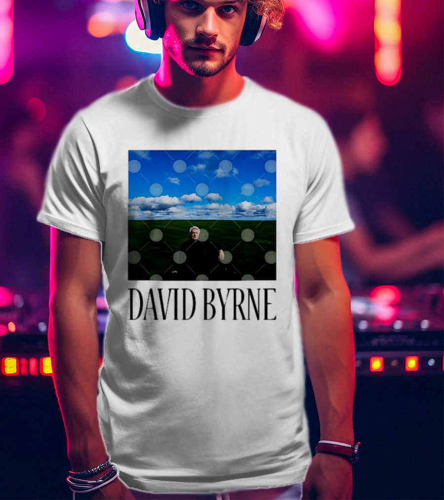 David Byrne Musician Scenic Landscape T-Shirt
