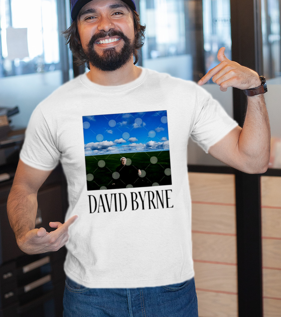 David Byrne Musician Scenic Landscape T-Shirt