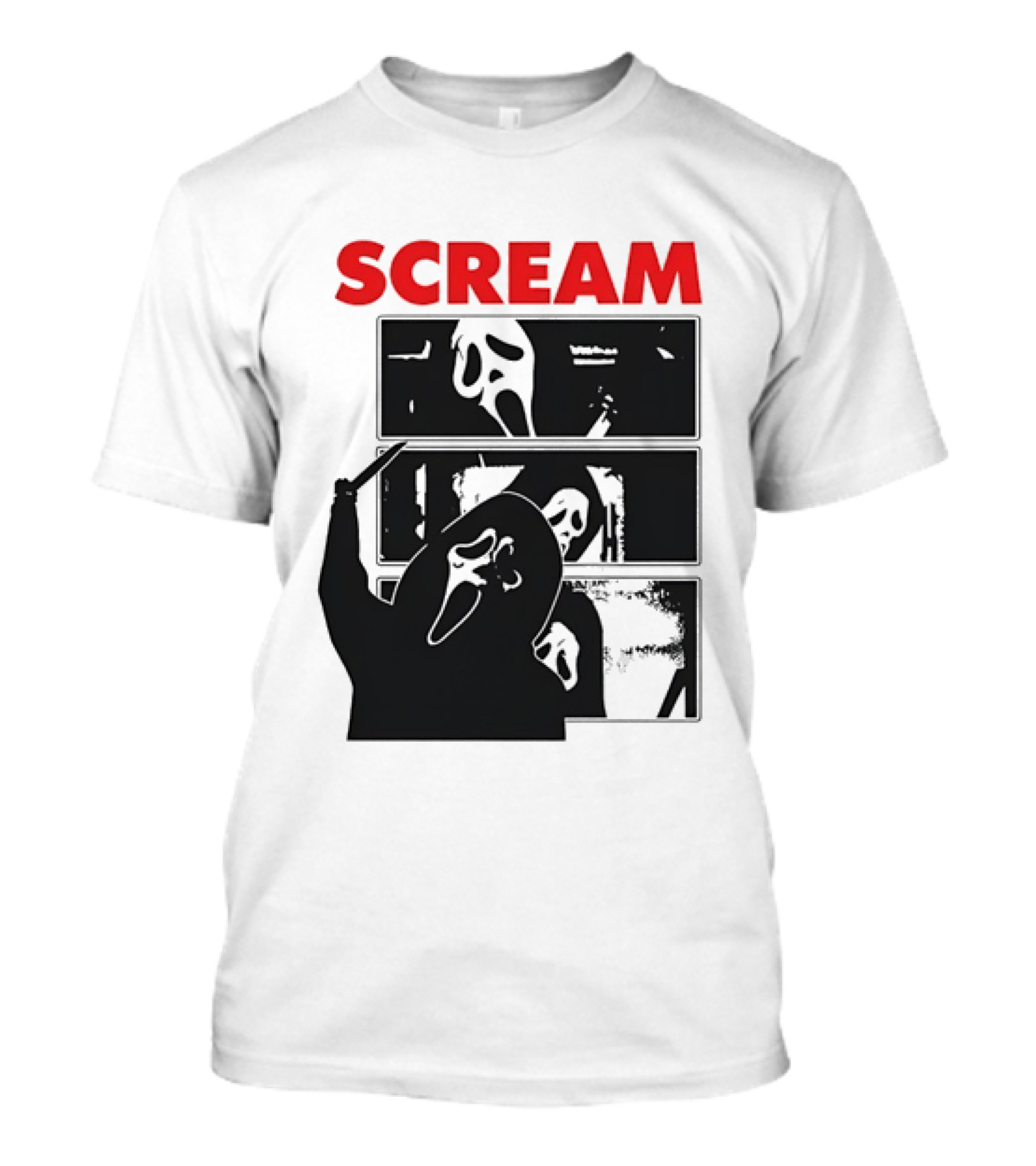 Scream Ghostface Slasher Horror Movie 90s T-Shirt