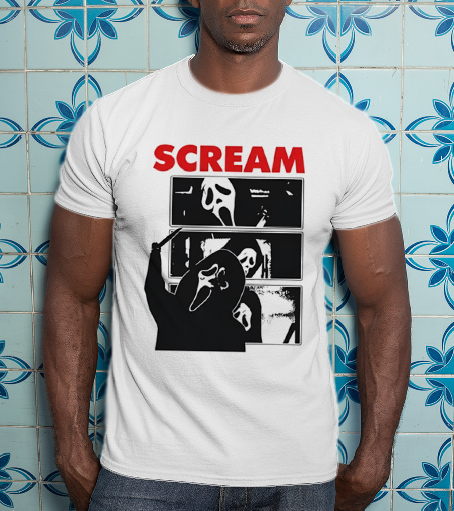 Scream Ghostface Slasher Horror Movie 90s T-Shirt