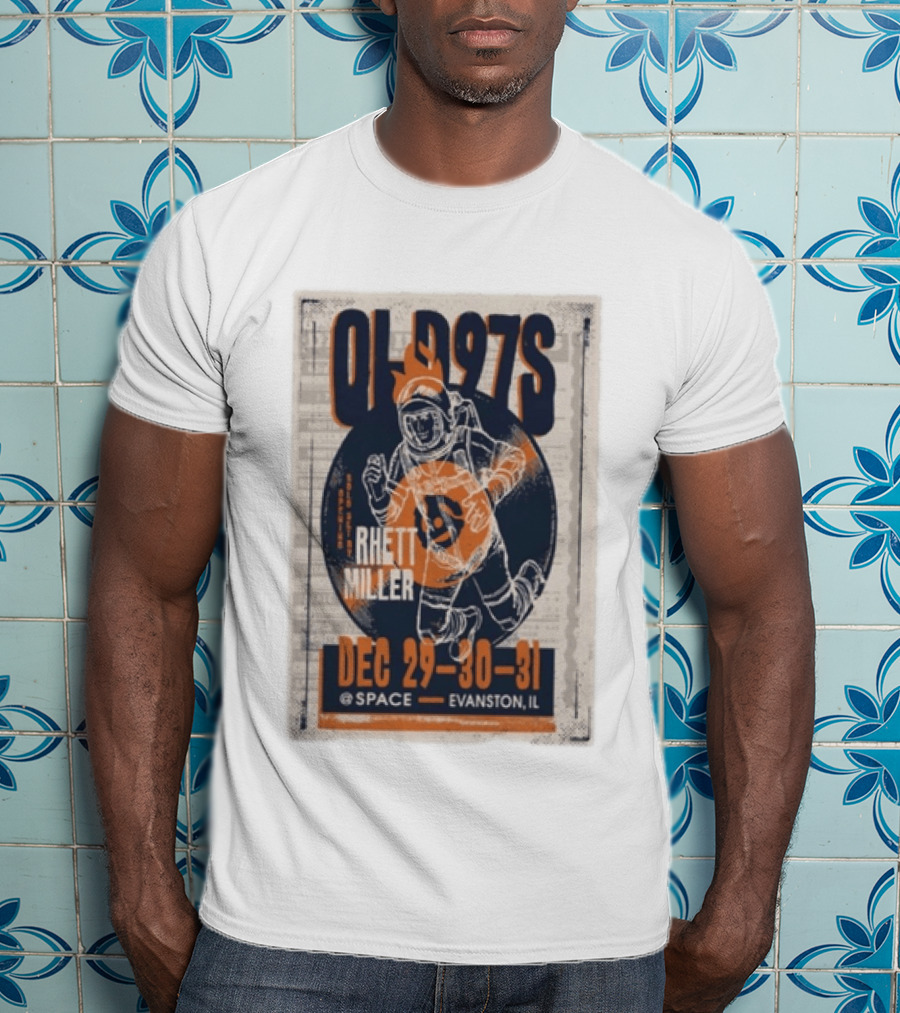 Old 97s Rhett Miller Dec 29 30 31 2025 Space Evanston Il T-Shirt