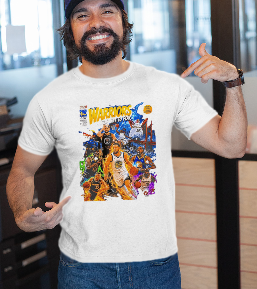 Golden State Warriors Come Out To Play Comic Book Marvel Oracle Arena T-Shirt