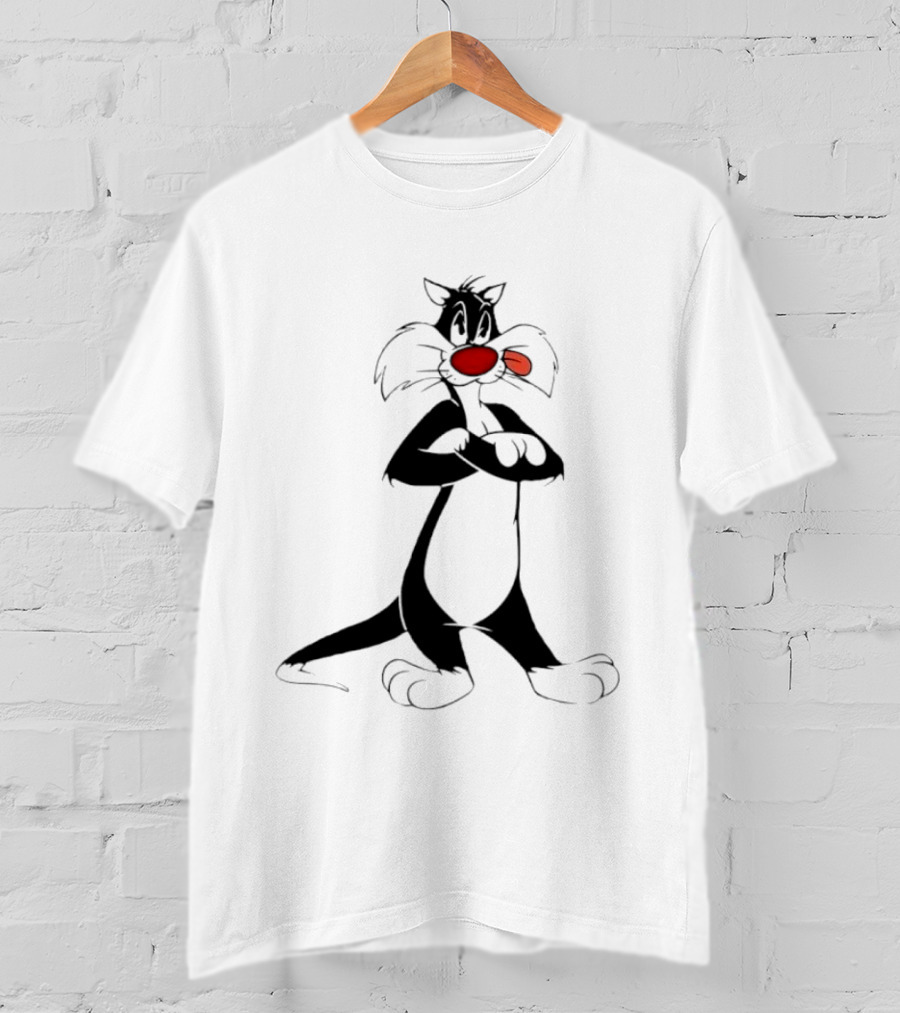 Sylvester The Cat Looney Tunes Warner Bros T-Shirt