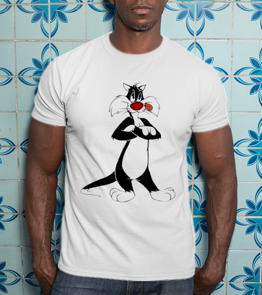 Sylvester The Cat Looney Tunes Warner Bros T-Shirt