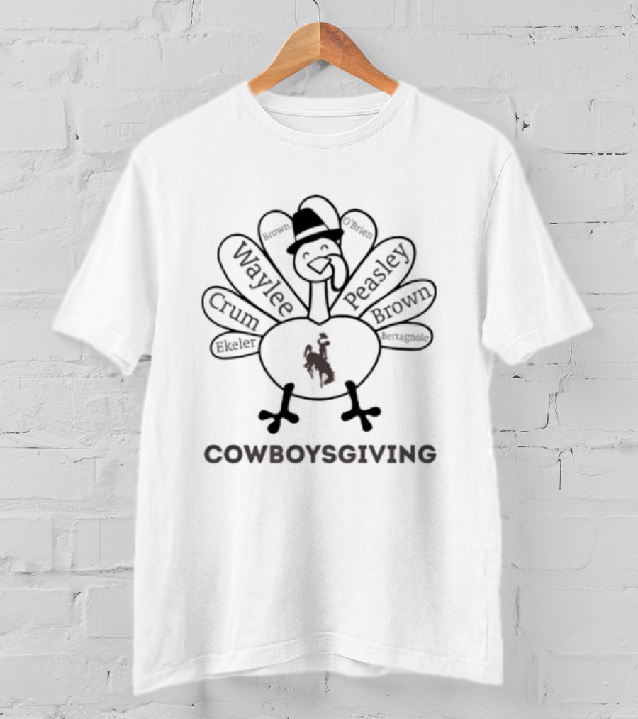 Thanksgiving With Wyoming Cowboys Heroes T-Shirt