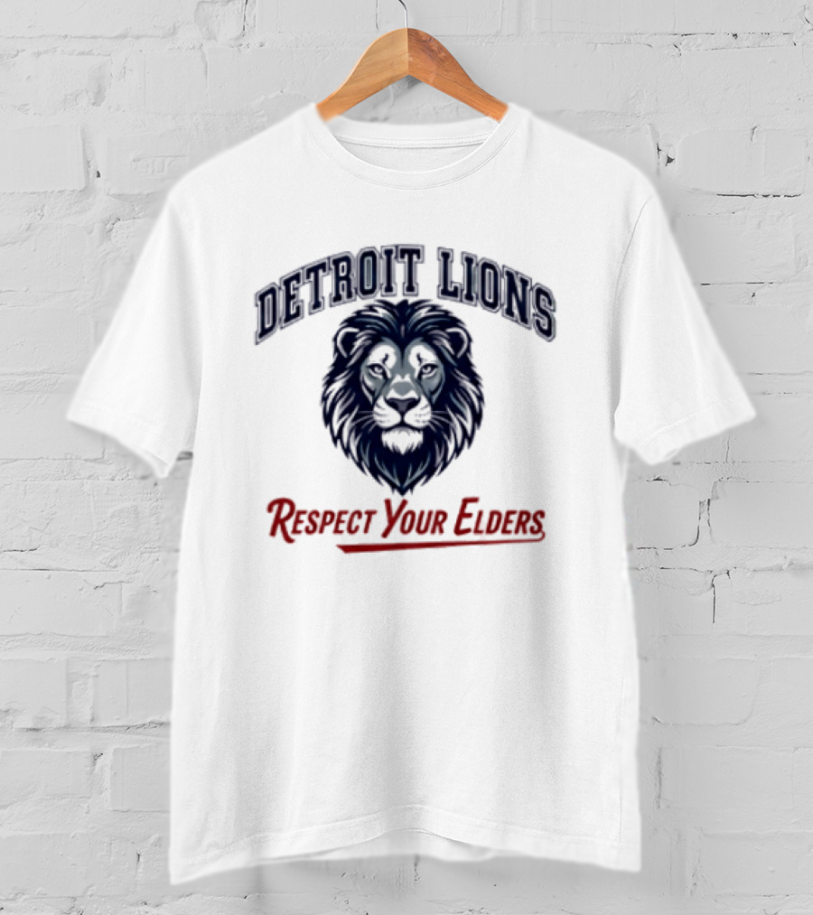 Detroit Lions Respect Your Elders T-Shirt