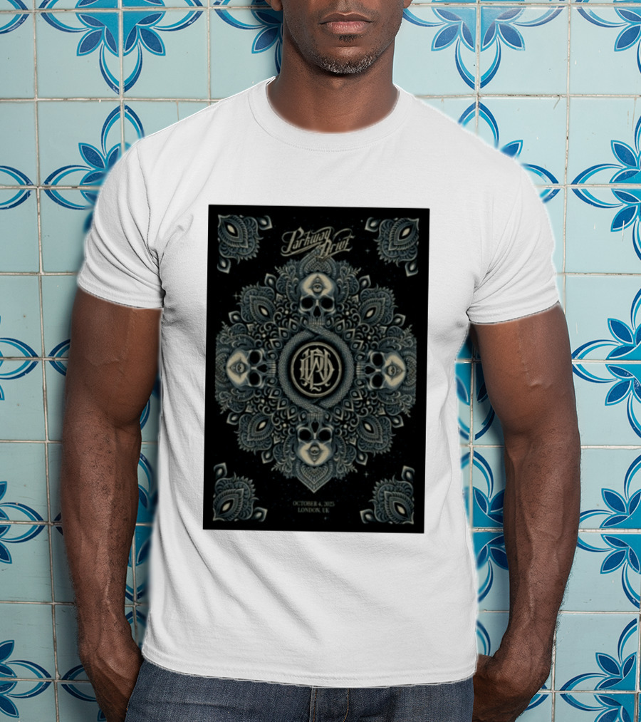 Parkway Drive Tour London UK October 4 2025 Mandala And Skull T-Shirt