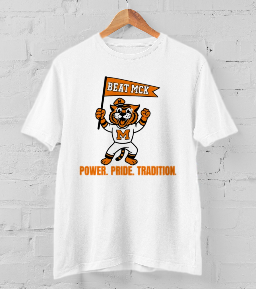 Beat McK Massillon Tigers Football Power Pride Tradition T-Shirt