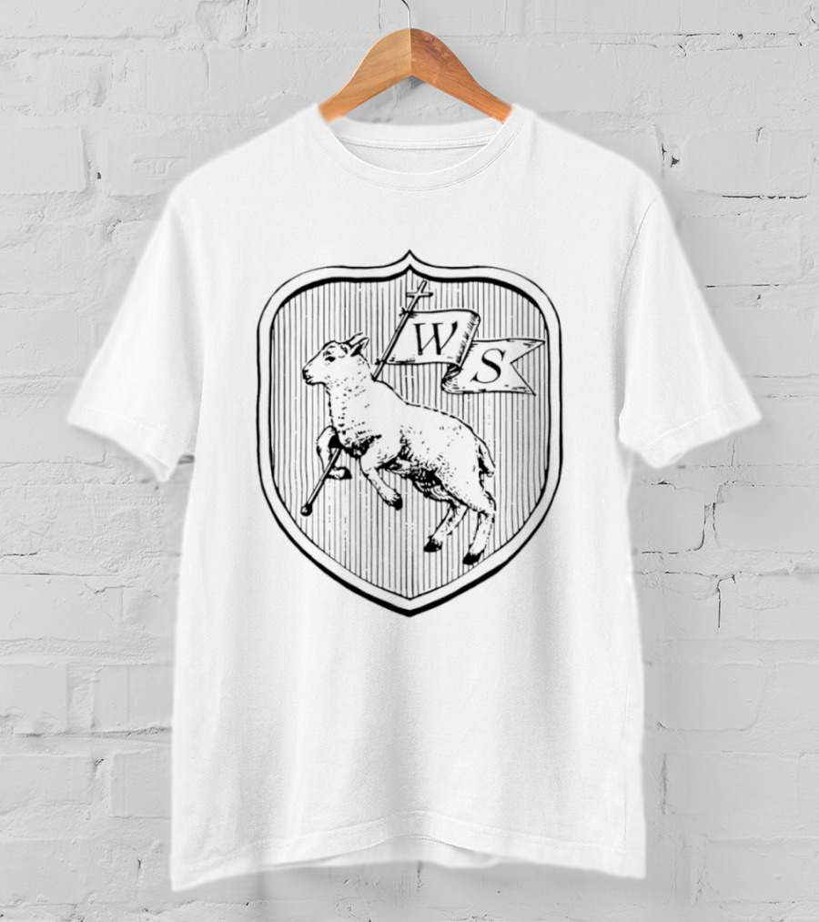 WS Lamb Crest Heraldry Shield T-Shirt