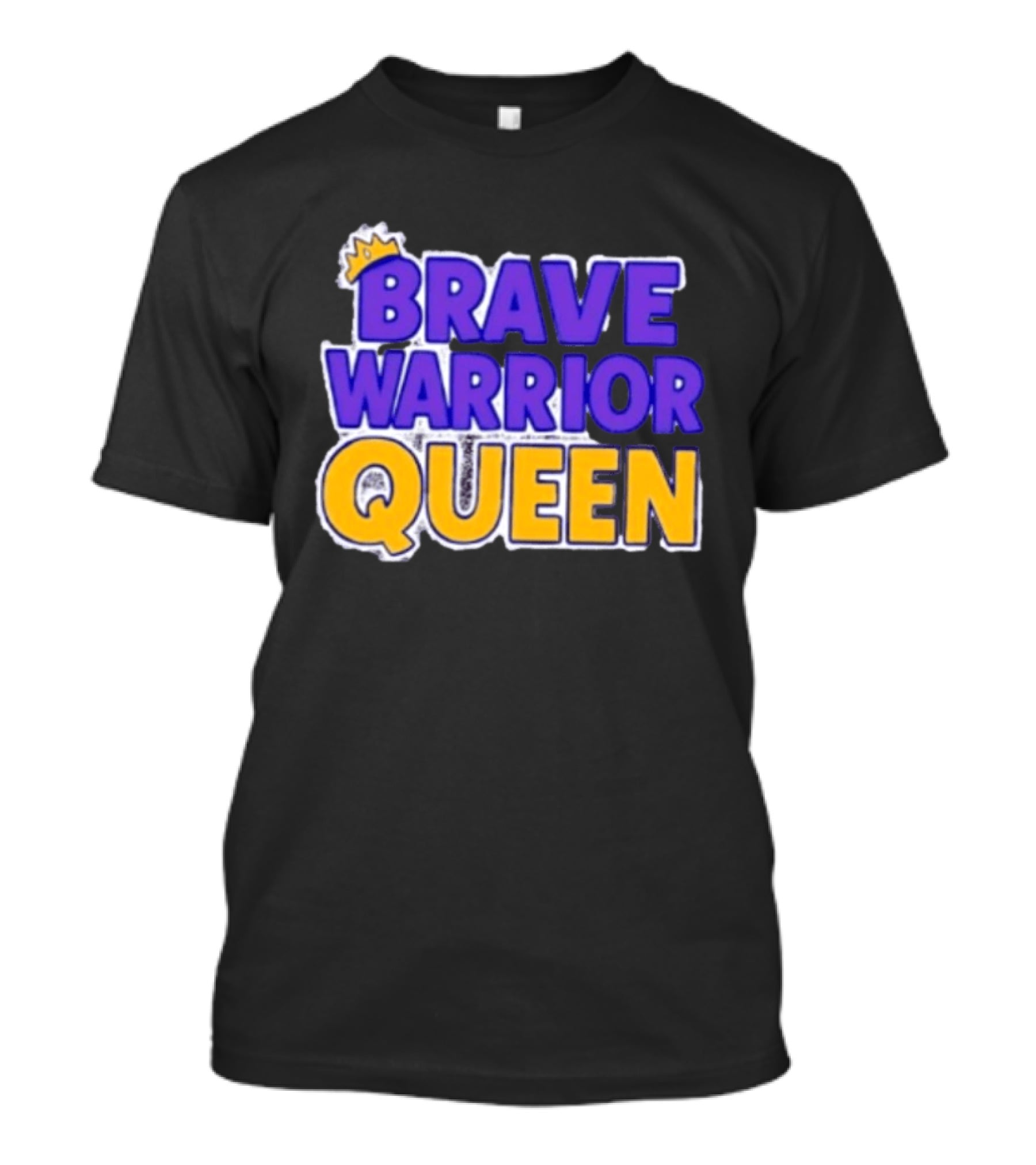 Brave Warrior Queen Crowned T-Shirt