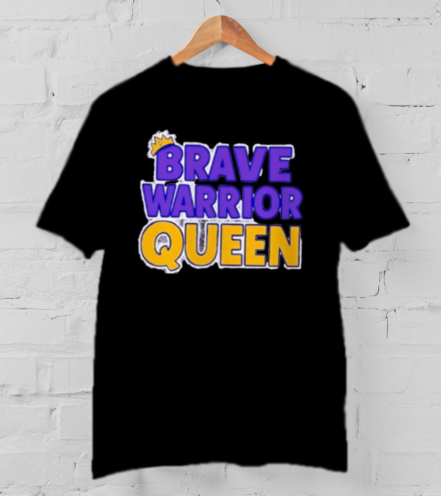 Brave Warrior Queen Crowned T-Shirt