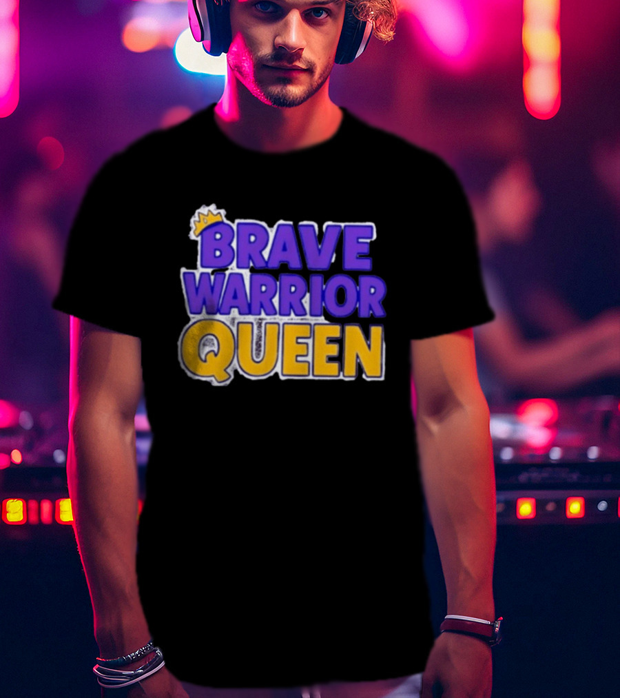 Brave Warrior Queen Crowned T-Shirt