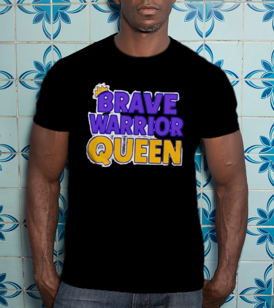Brave Warrior Queen Crowned T-Shirt