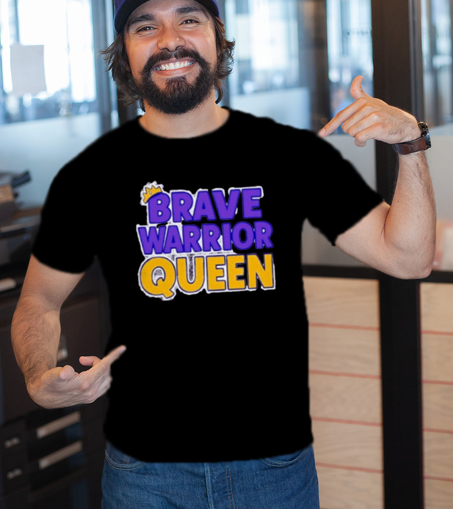 Brave Warrior Queen Crowned T-Shirt