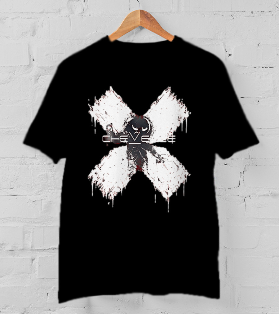 Chevelle Band Alternative Metal Hard Rock Distressed X T-Shirt