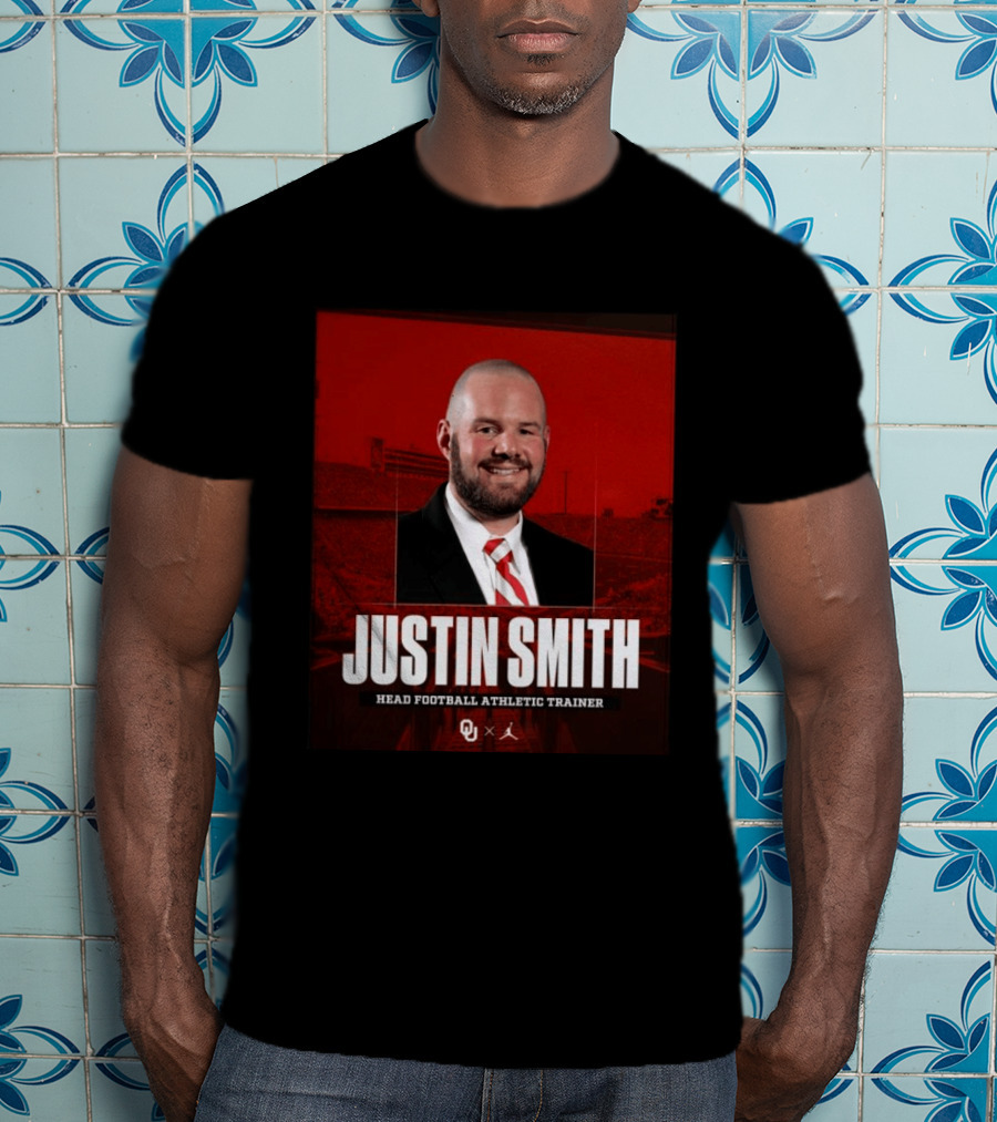 Justin Smith Oklahoma Head Football Athletic Trainer OU T-Shirt