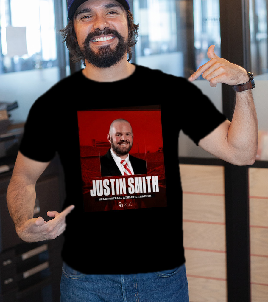 Justin Smith Oklahoma Head Football Athletic Trainer OU T-Shirt