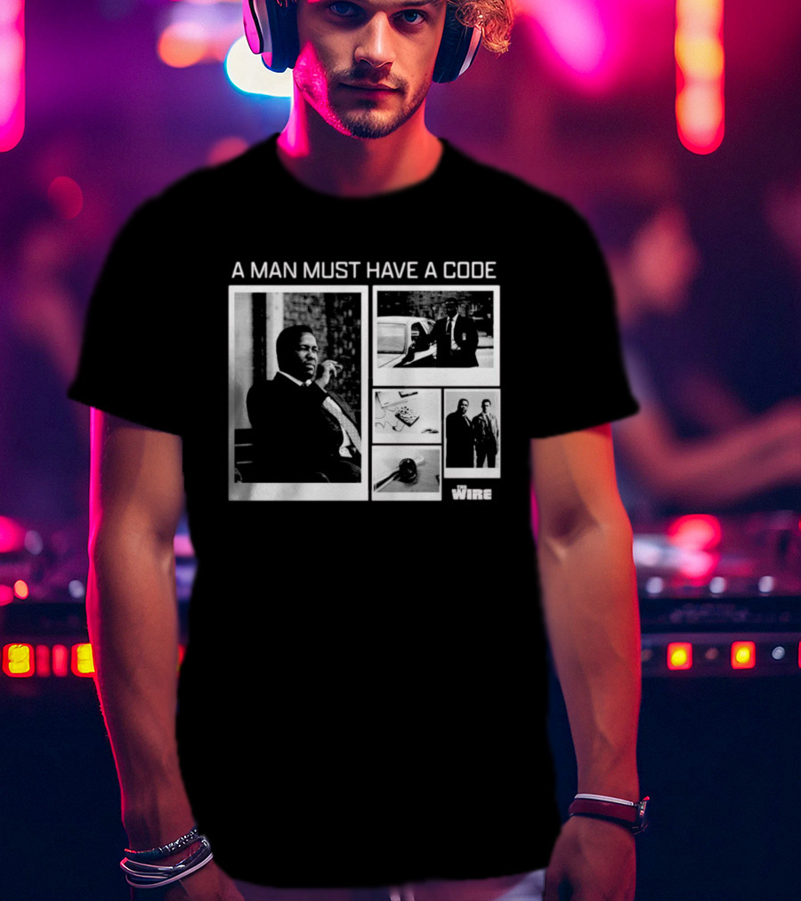 A Man Must Have A Code The Wire Oversized T-Shirt