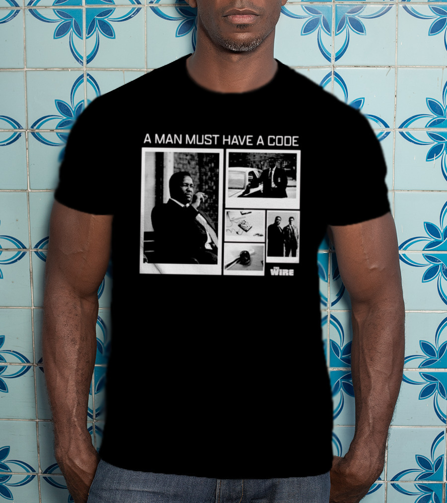 A Man Must Have A Code The Wire Oversized T-Shirt