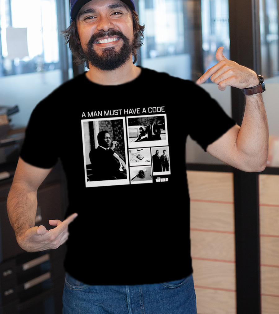 A Man Must Have A Code The Wire Oversized T-Shirt