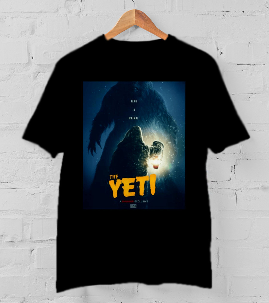 Fear Is Primal The Yeti A Shudder Exclusive AMC Lantern Shadowy Figure T-Shirt