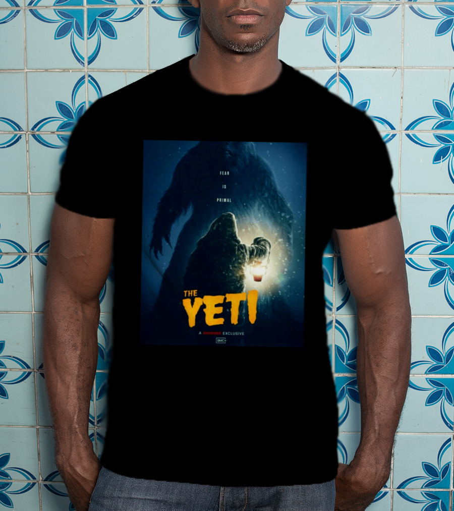 Fear Is Primal The Yeti A Shudder Exclusive AMC Lantern Shadowy Figure T-Shirt