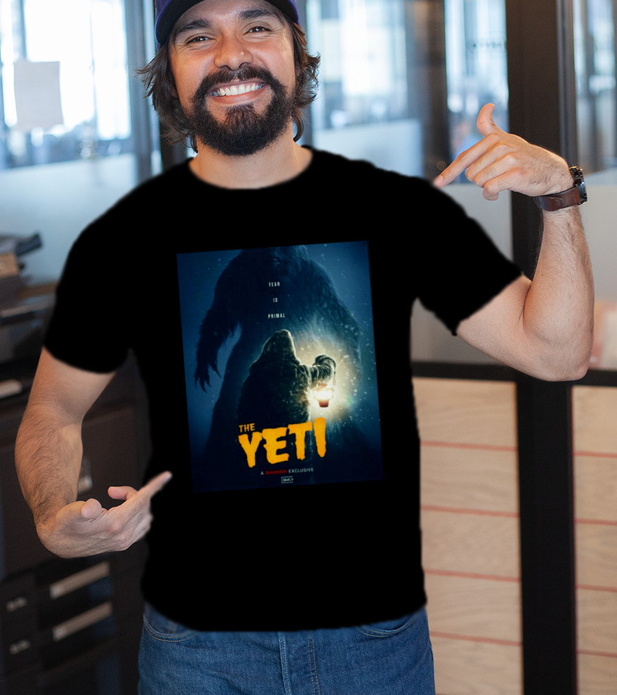 Fear Is Primal The Yeti A Shudder Exclusive AMC Lantern Shadowy Figure T-Shirt