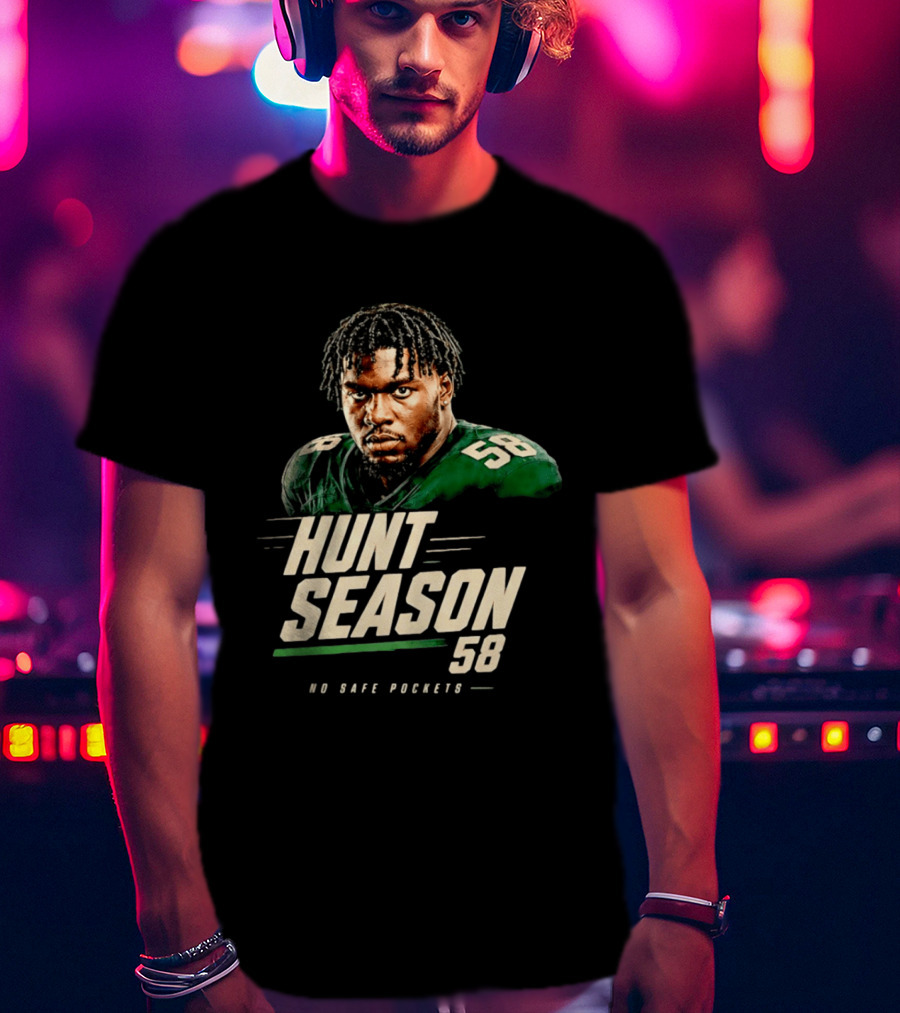 Nolan Smith Hunt Season 58 No Safe Pockets Philadelphia Eagles T-Shirt