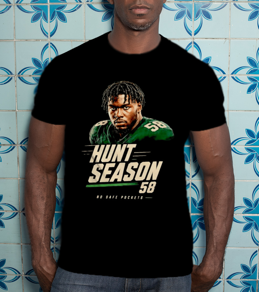 Nolan Smith Hunt Season 58 No Safe Pockets Philadelphia Eagles T-Shirt