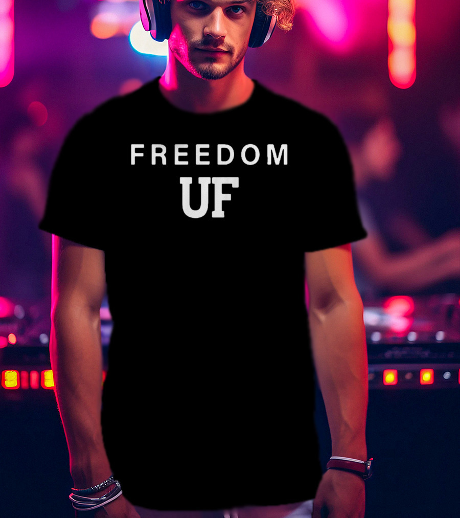 FREEDOM UF Text Block T-Shirt