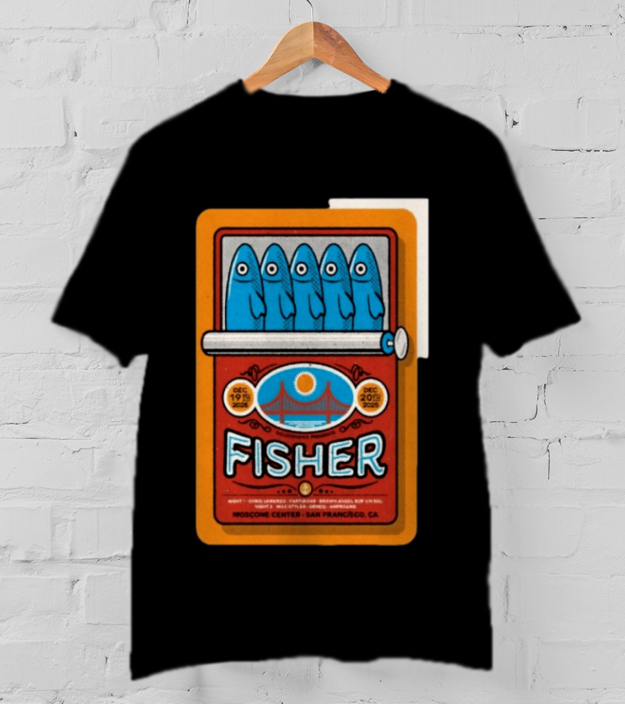 Fisher Moscone Center San Francisco December 19 20 2025 Vintage Pop T-Shirt