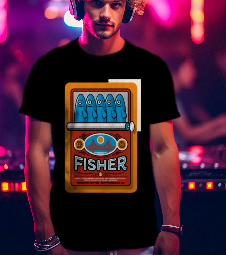 Fisher Moscone Center San Francisco December 19 20 2025 Vintage Pop T-Shirt