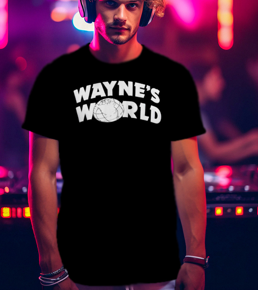 Wayne's World 90s Comedy Classic Film Merchandise T-Shirt