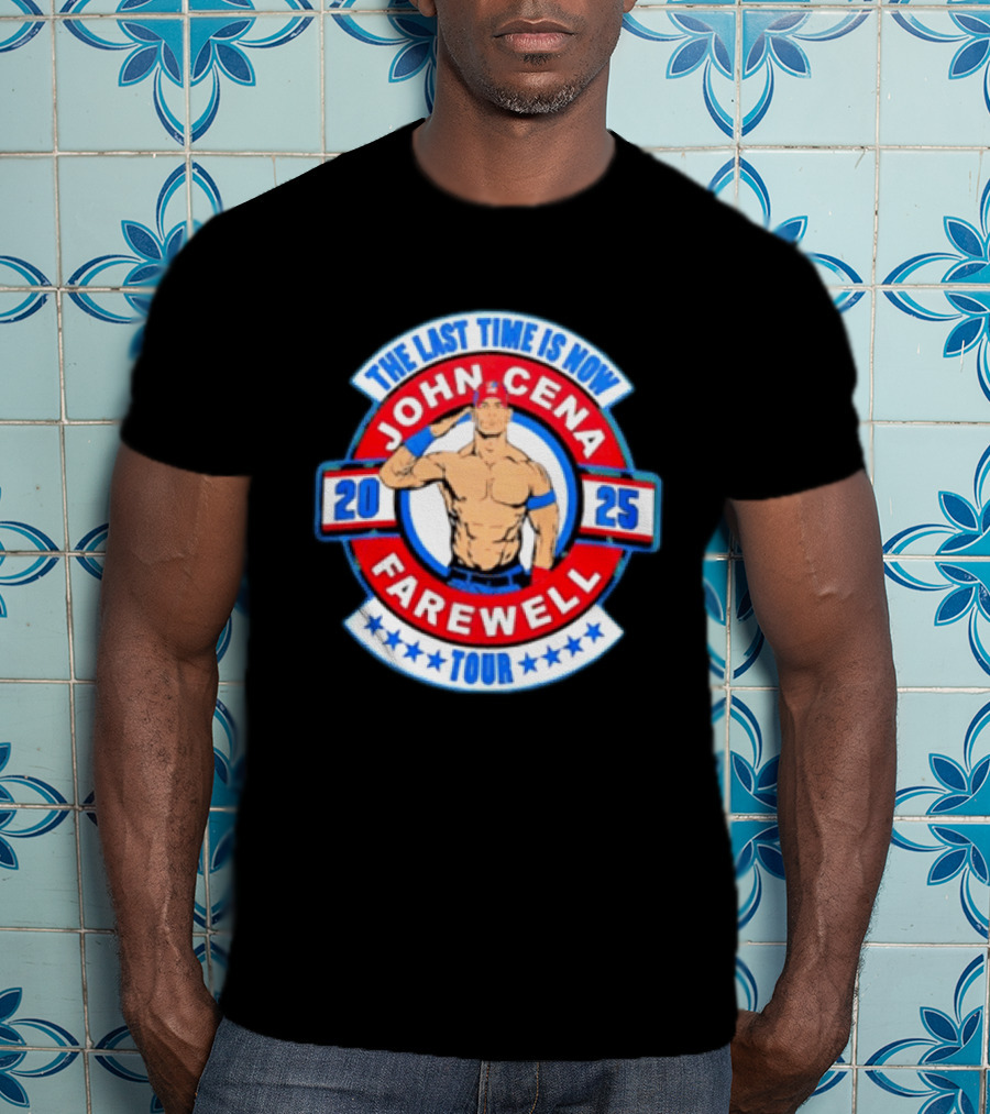WWE John Cena 2025 Farewell Tour The Last Time Is Now T-Shirt