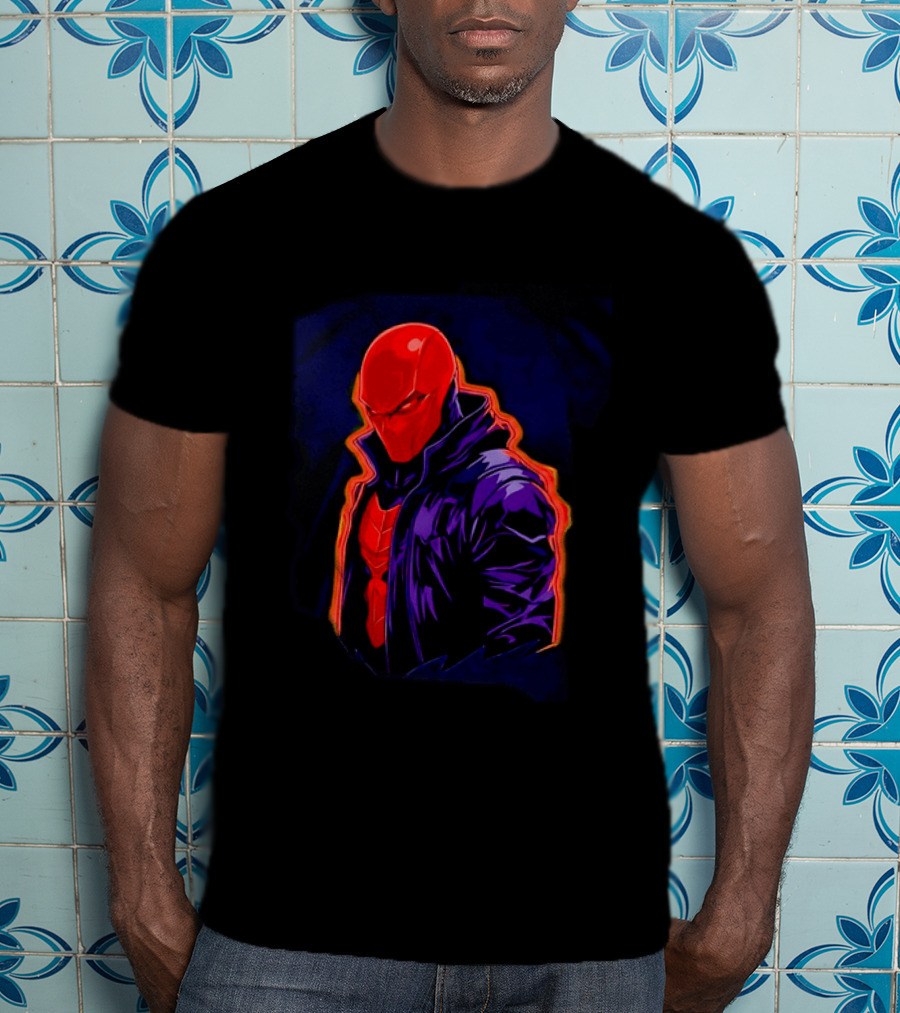 Red Hood Jason Todd DC Comics Vigilante Masked Hero T-Shirt