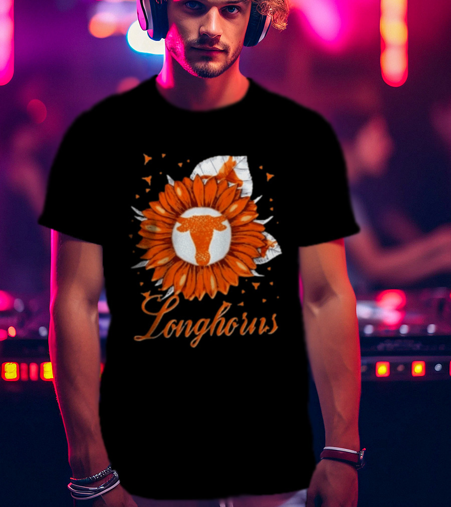Sunflower Texas Longhorns Football Longhorns T-Shirt