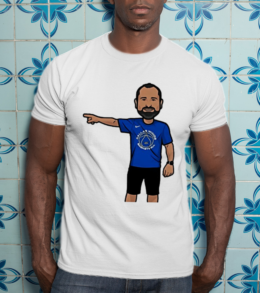 Dallas Wings Basketball Coach Jose Fernandez Classic Nike T-Shirt
