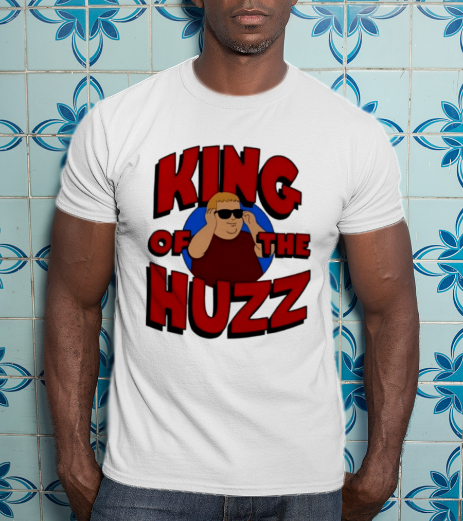 King Of The Huzz Iconic Retro Humor Vibe T-Shirt
