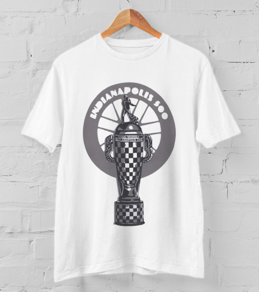 Indianapolis 500 Borg Warner Trophy Auto Racing T-Shirt