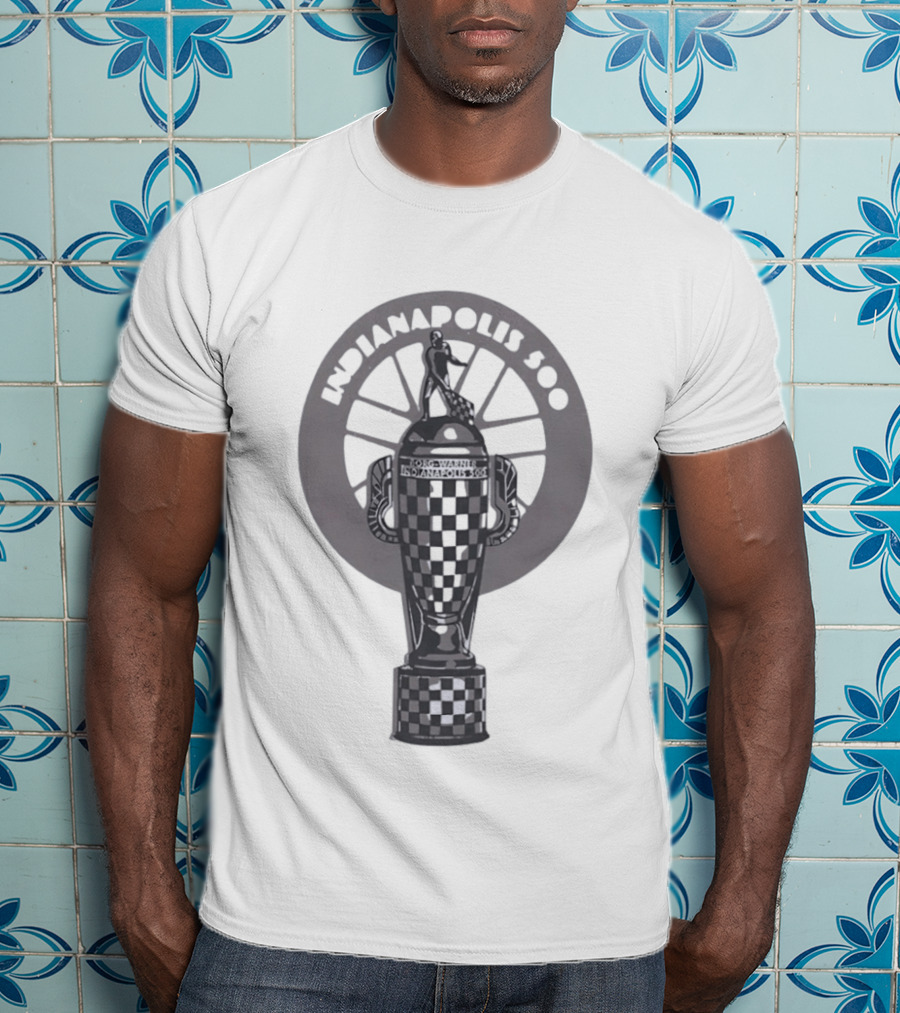 Indianapolis 500 Borg Warner Trophy Auto Racing T-Shirt