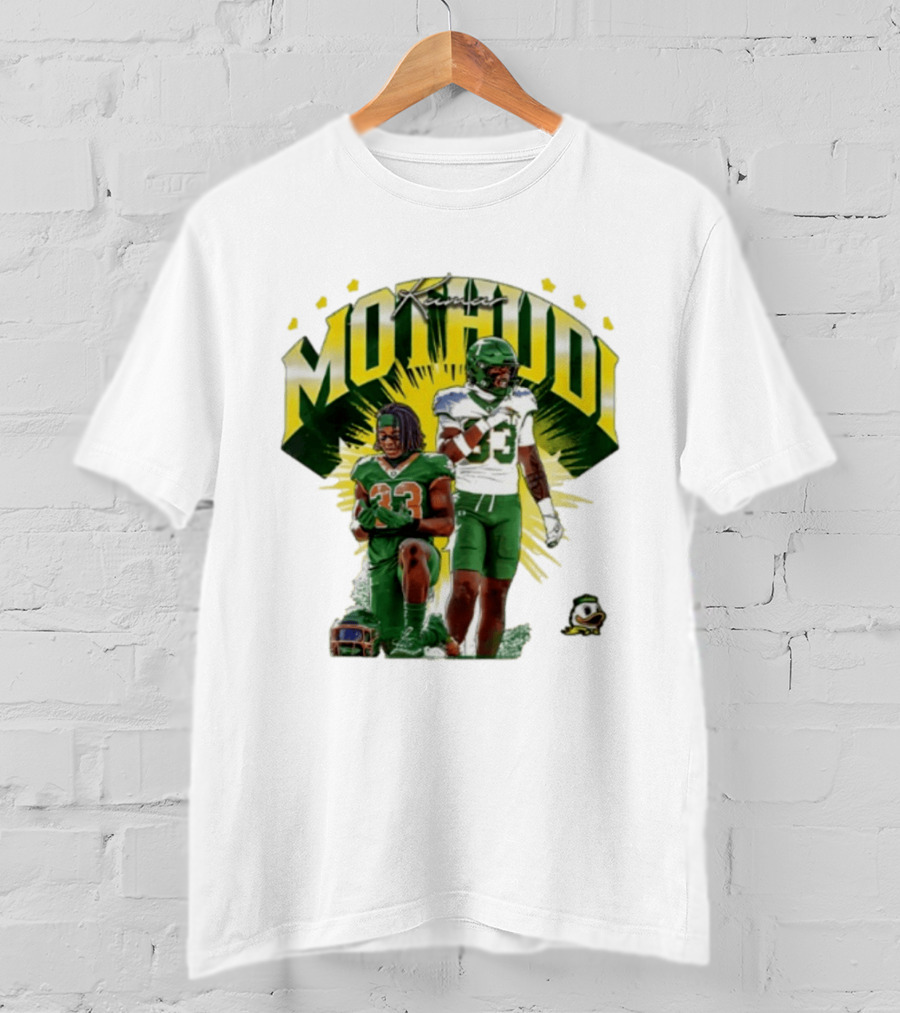 Kamar Mothudi Oregon Ducks Linebacker 33 Football Player T-Shirt