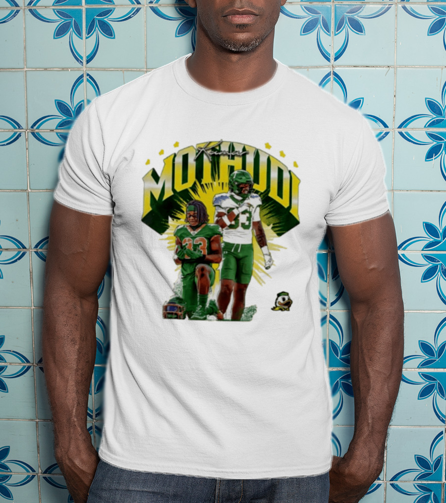 Kamar Mothudi Oregon Ducks Linebacker 33 Football Player T-Shirt