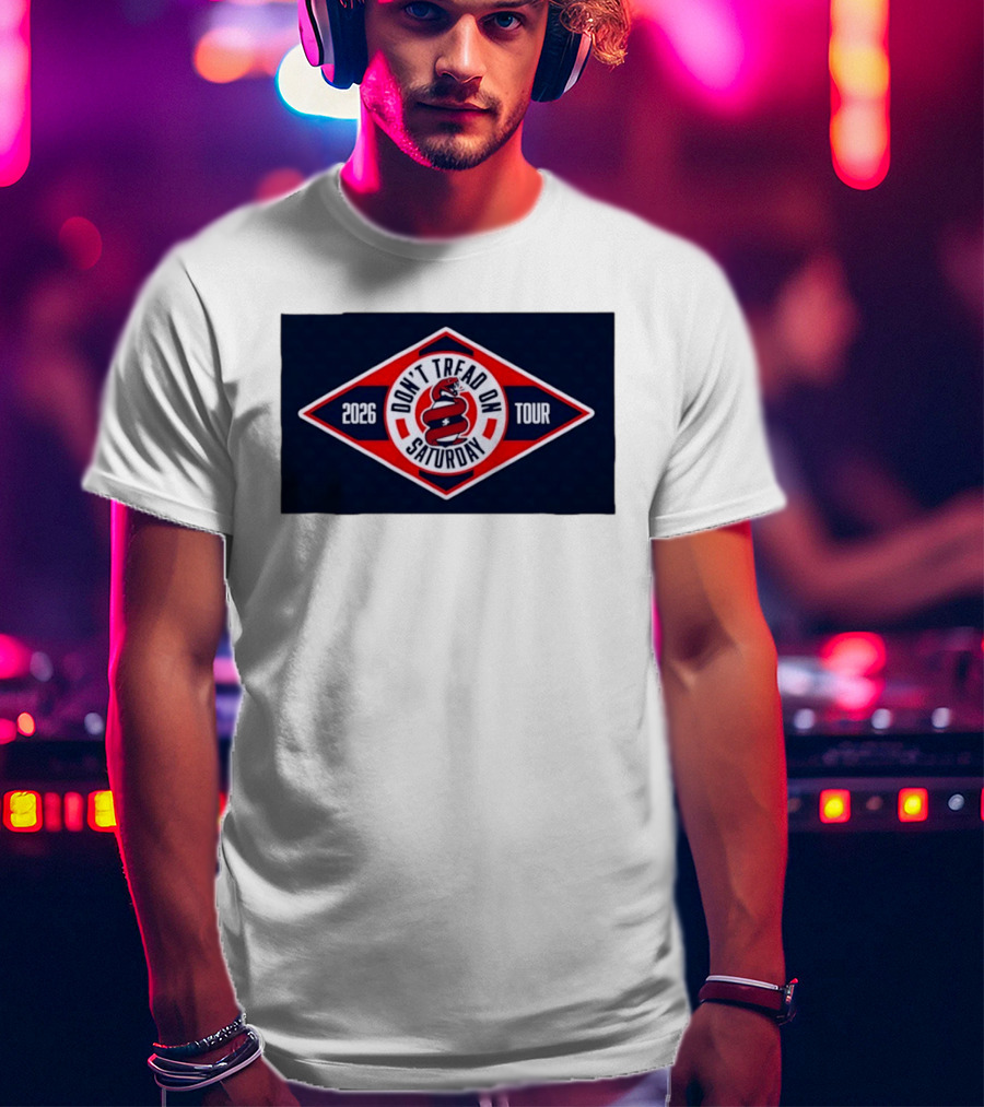 Don't Tread On Saturday 2026 Tour Snake Emblem College Football T-Shirt
