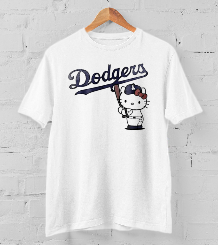 Dodgers Hello Kitty Baseball Collaboration 2026 T-Shirt