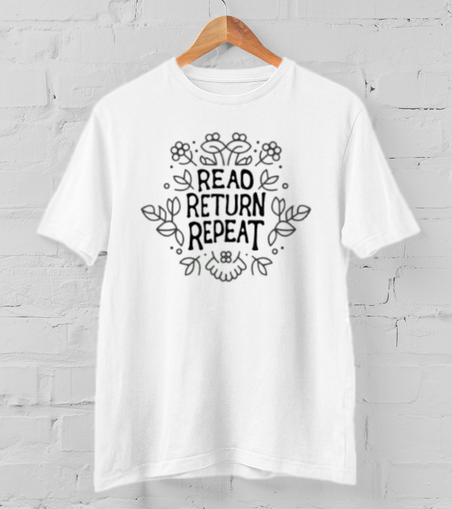 Marie Moreau Read Return Repeat Floral T-Shirt