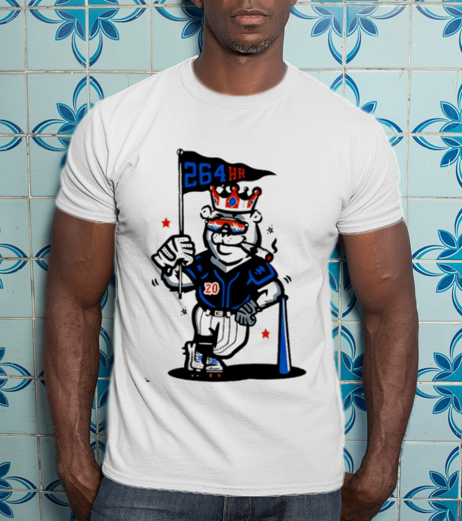Polar Pete 264HR King Of Queens Ny Mets Christmas T-Shirt
