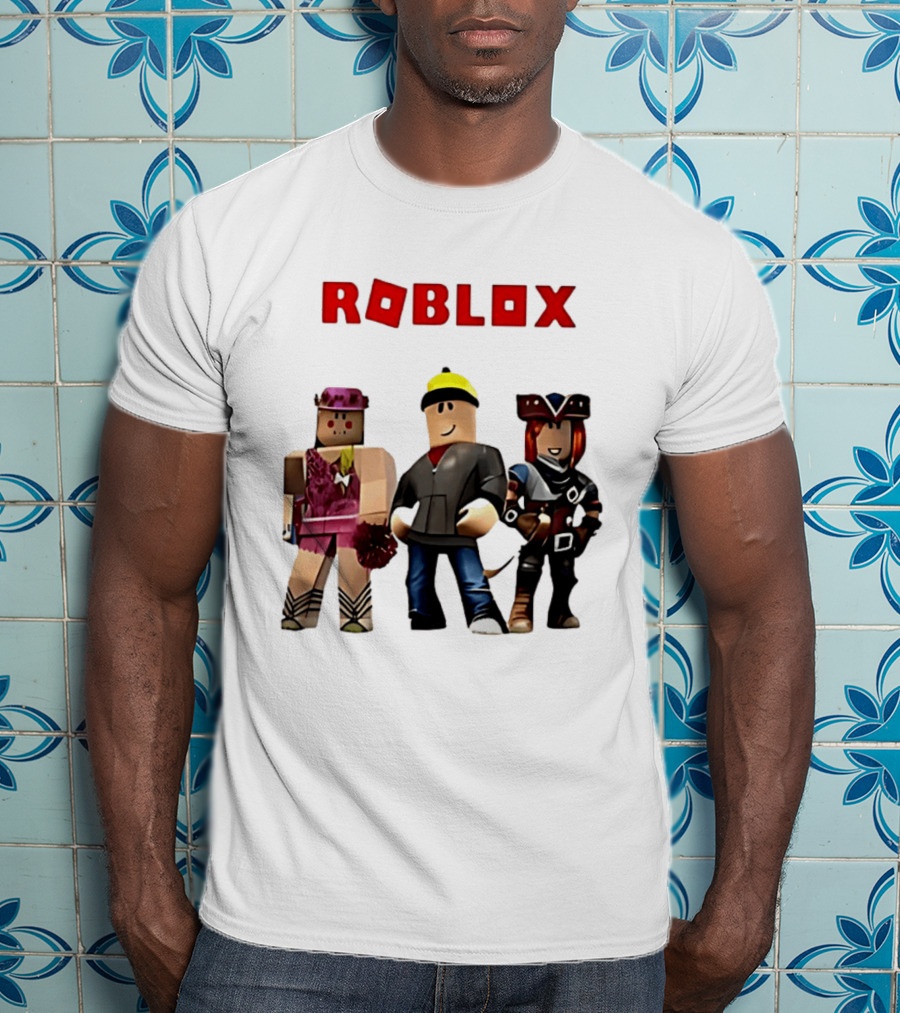 Roblox Cartoon Characters Game Adventure T-Shirt