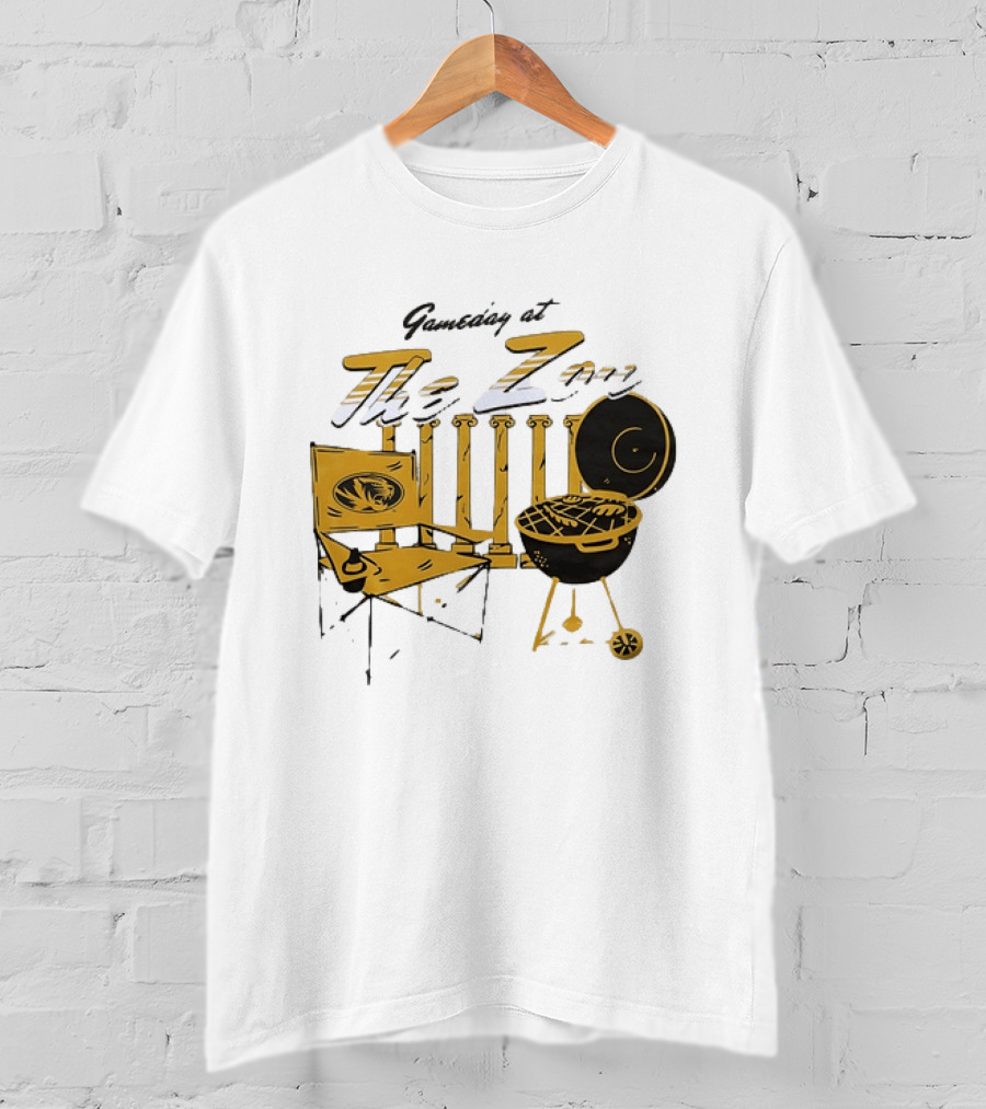 Missouri Tigers Gameday Tailgate At The Zou Football Grill Chair T-Shirt