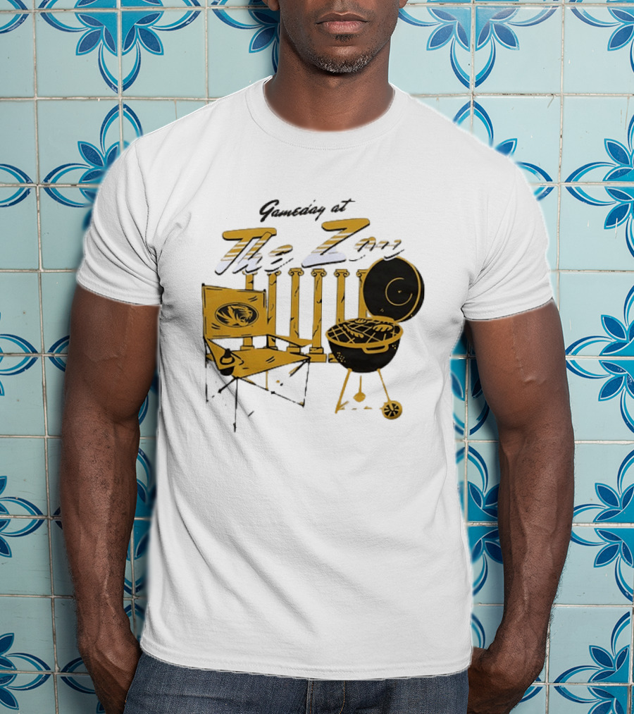 Missouri Tigers Gameday Tailgate At The Zou Football Grill Chair T-Shirt